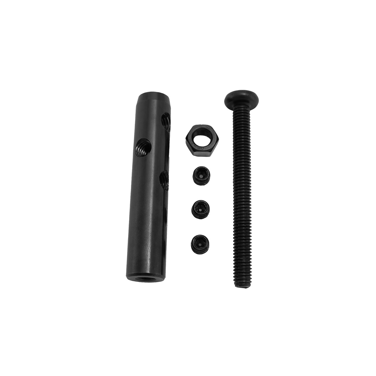 DIY Self-Assembly Rope Tensioner for 3mm Wire Rope with M6x60 Screw / Right, PVD black DIY Self-Assembly Rope Tensioner for 3mm Wire Rope with M6x60 Screw / Right, PVD black