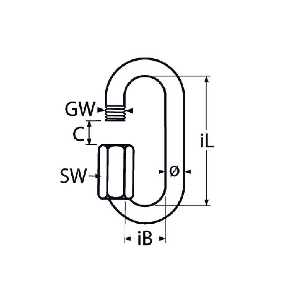 TZEdelstahlSchraubverbinder Screw Connector 2.5 - 14mm, Stainless Steel A4 - AISI 316