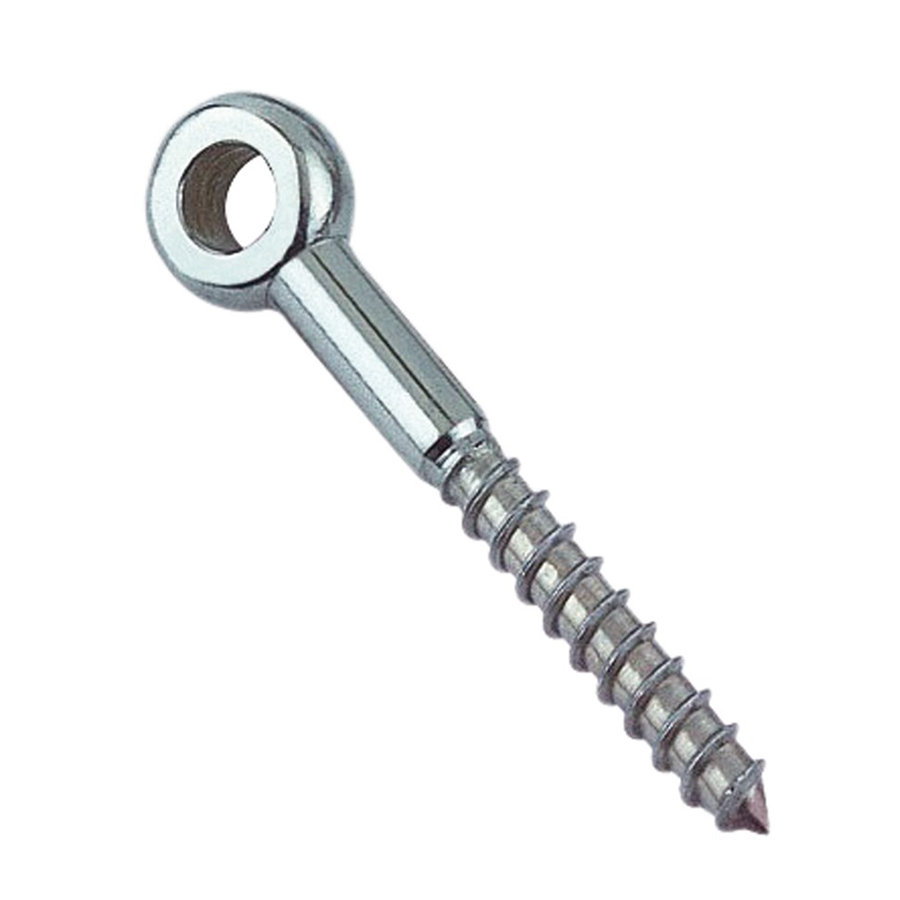 EyeBolt with Wood Thread 6 - 12mm, Stainless Steel A4 - AISI 316 EyeBolt with Wood Thread 6 - 12mm, Stainless Steel A4 - AISI 316