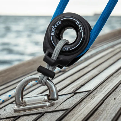 EasySea Olli™ - Snatchblock – aufklappbarer Umlenkblock mit Dyneema Loop