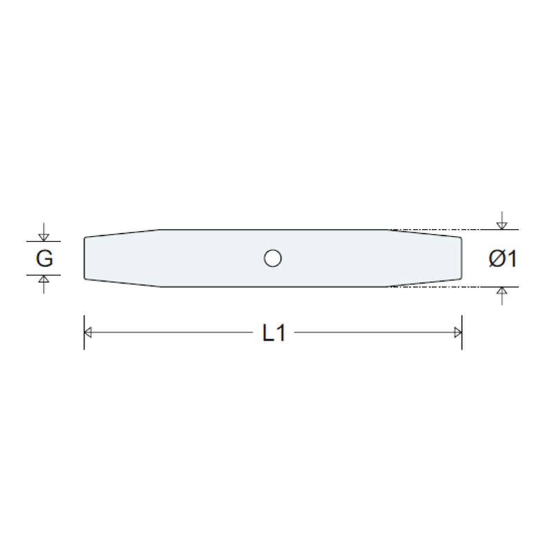 Spannschlossmutter "Mini" / M5 - M10 Spannschlossmutter "Mini" / M5 - M10