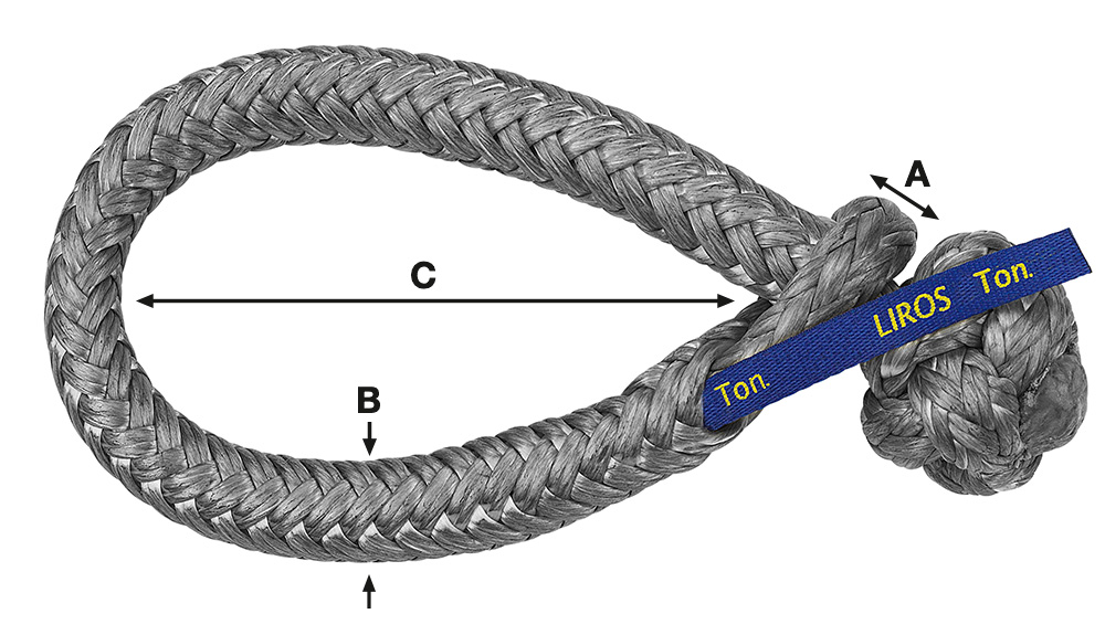 LIROS XTR Soft Shackle / 1 - 10T Breaking Load LIROS XTR Soft Shackle / 1 - 10T Breaking Load