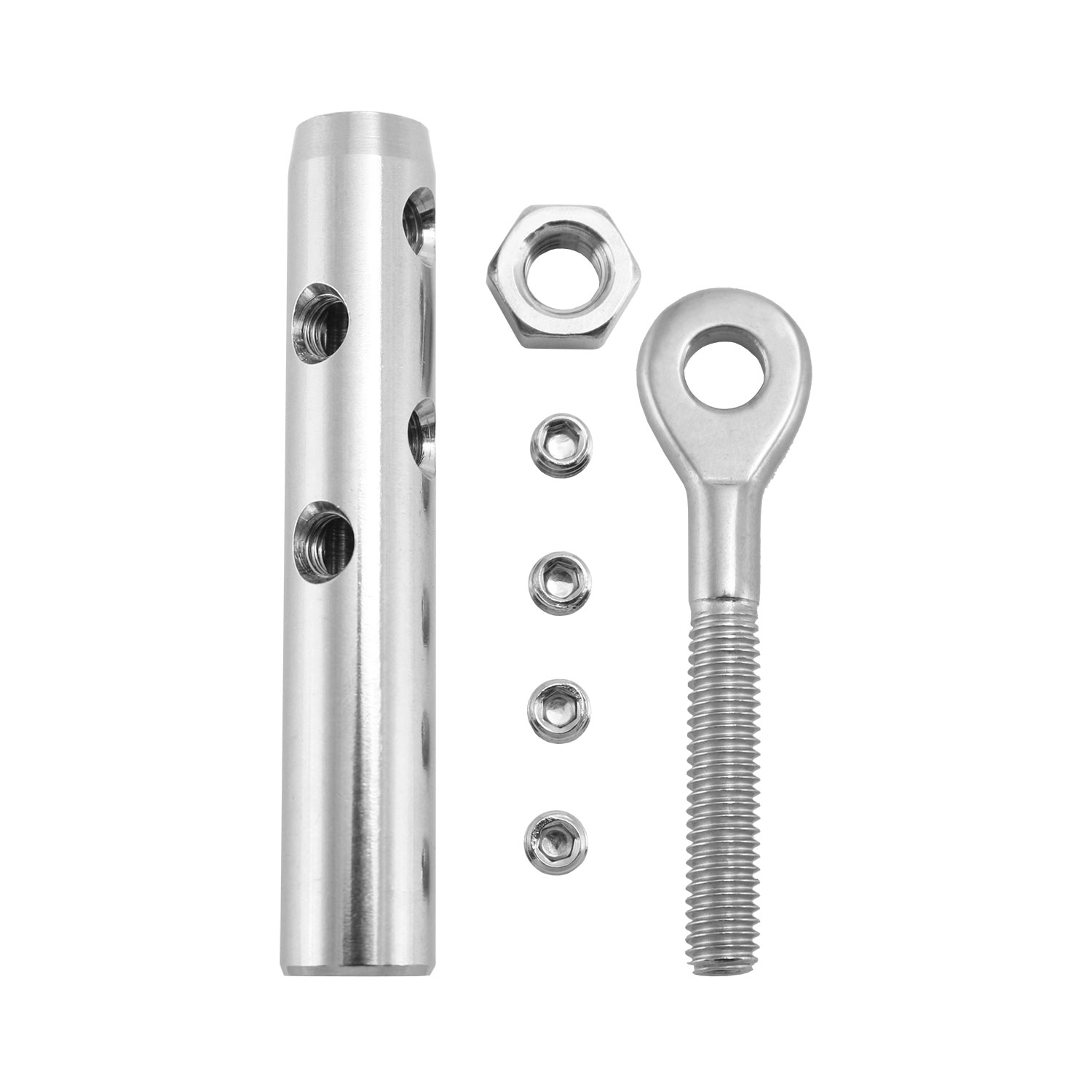 DIY Self-Assembly Rope Tensioner for 6mm Wire Rope with M8 Eye End