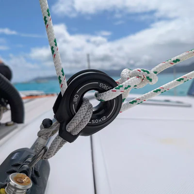 EasySea Olli™ - Snatchblock – aufklappbarer Umlenkblock mit Dyneema Loop