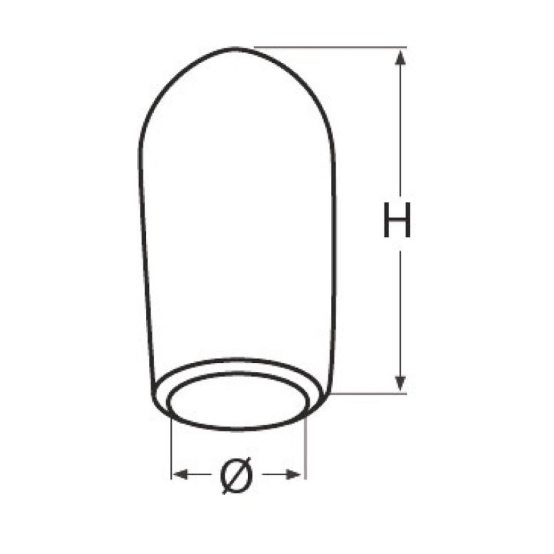 PVC End Cap for 1.5 - 6.0 mm Wire Rope / Black PVC End Cap for 1.5 - 6.0 mm Wire Rope / Black